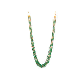 Layered Emerald Necklace