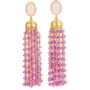 Pink Magic Chandelier Earrings