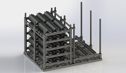 Heat Treatment Fixture for Sealed Quench Furnace